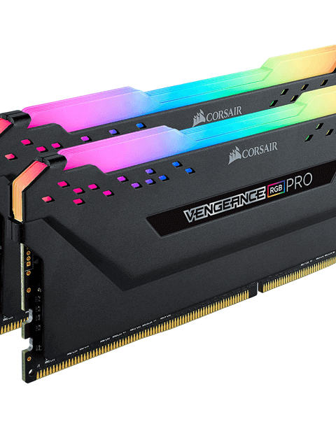 MEMORIA DDR4 CORSAIR VENGEANCE PRO 16GB (2X8GB) 3600MHZ RGB BLACK