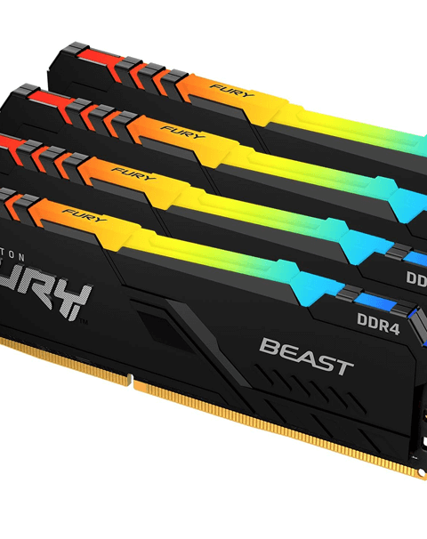 MEMORIA DDR4 KINGSTON HYPERX FURY BEAST 8GB 3200MHZ RGB